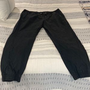 Black Zara joggers